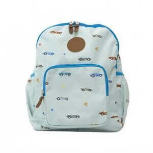 NEW BRAVE LITTLE ONES boys' race cars backpack in blue